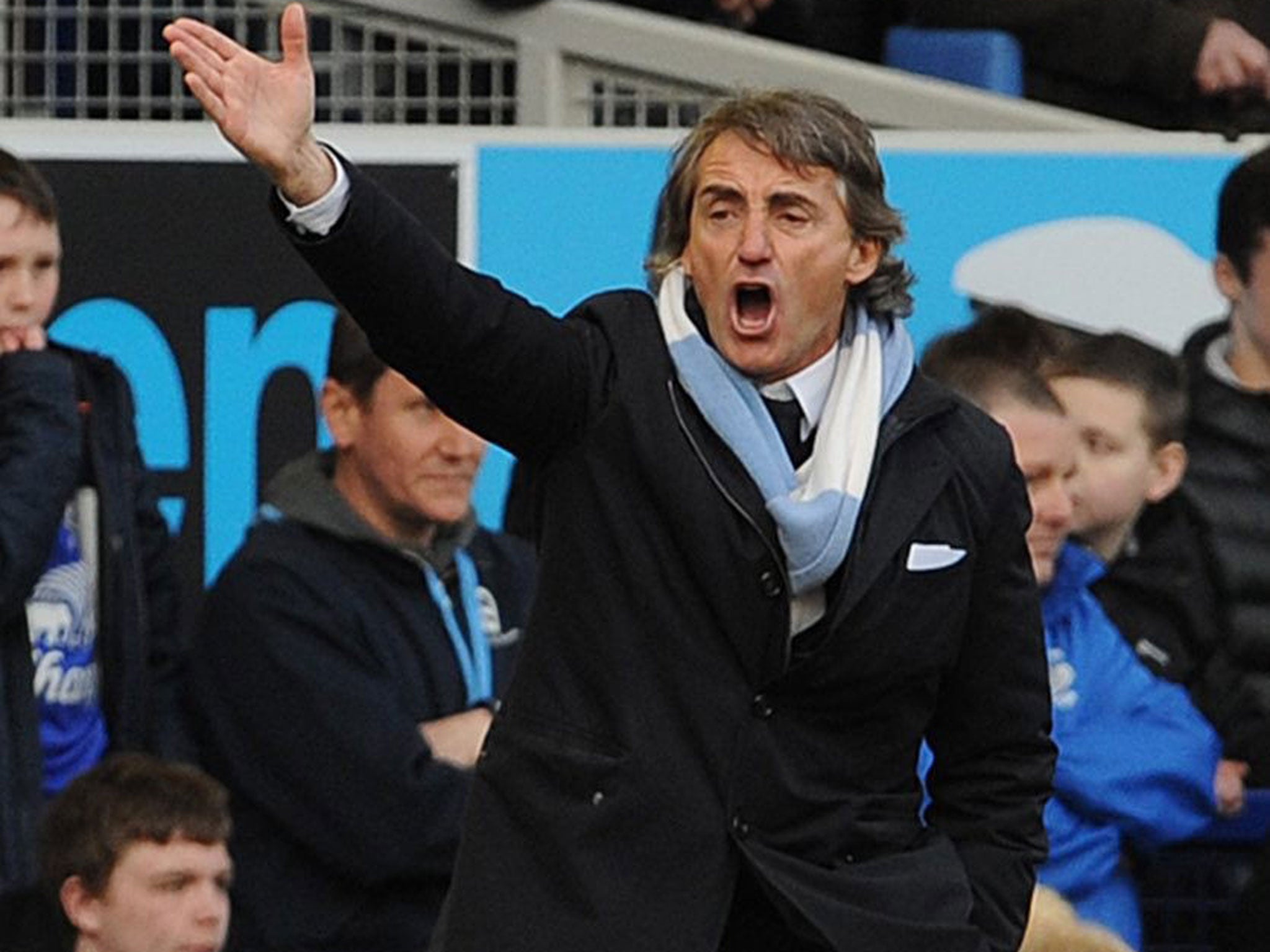 Roberto Mancini has received the backing of Manchester City’s low-profile chief executive, Ferran Soriano