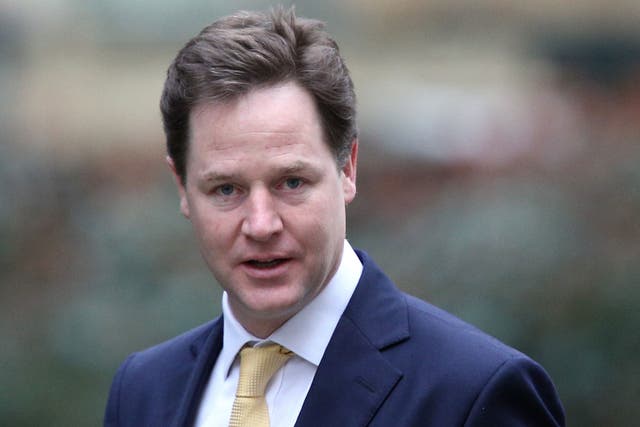 Nick Clegg set out plans to bring in the Australian-style deposits for visitors from “high risk” countries, to be repaid when they leave the UK