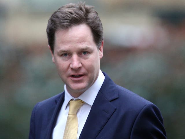 Nick Clegg set out plans to bring in the Australian-style deposits for visitors from “high risk” countries, to be repaid when they leave the UK