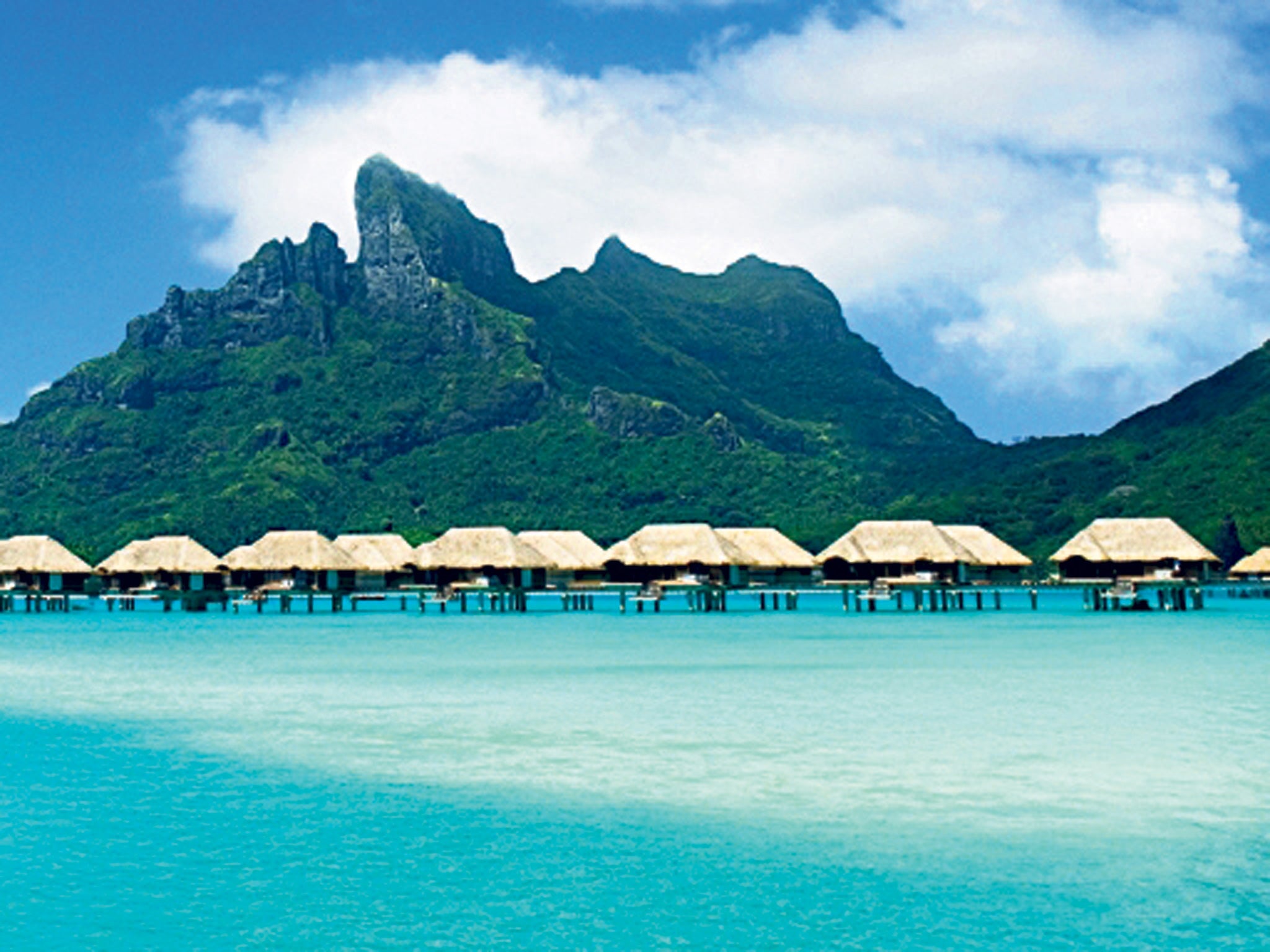Into the blue: the tranquil beauty of Bora Bora in French Polynesia
