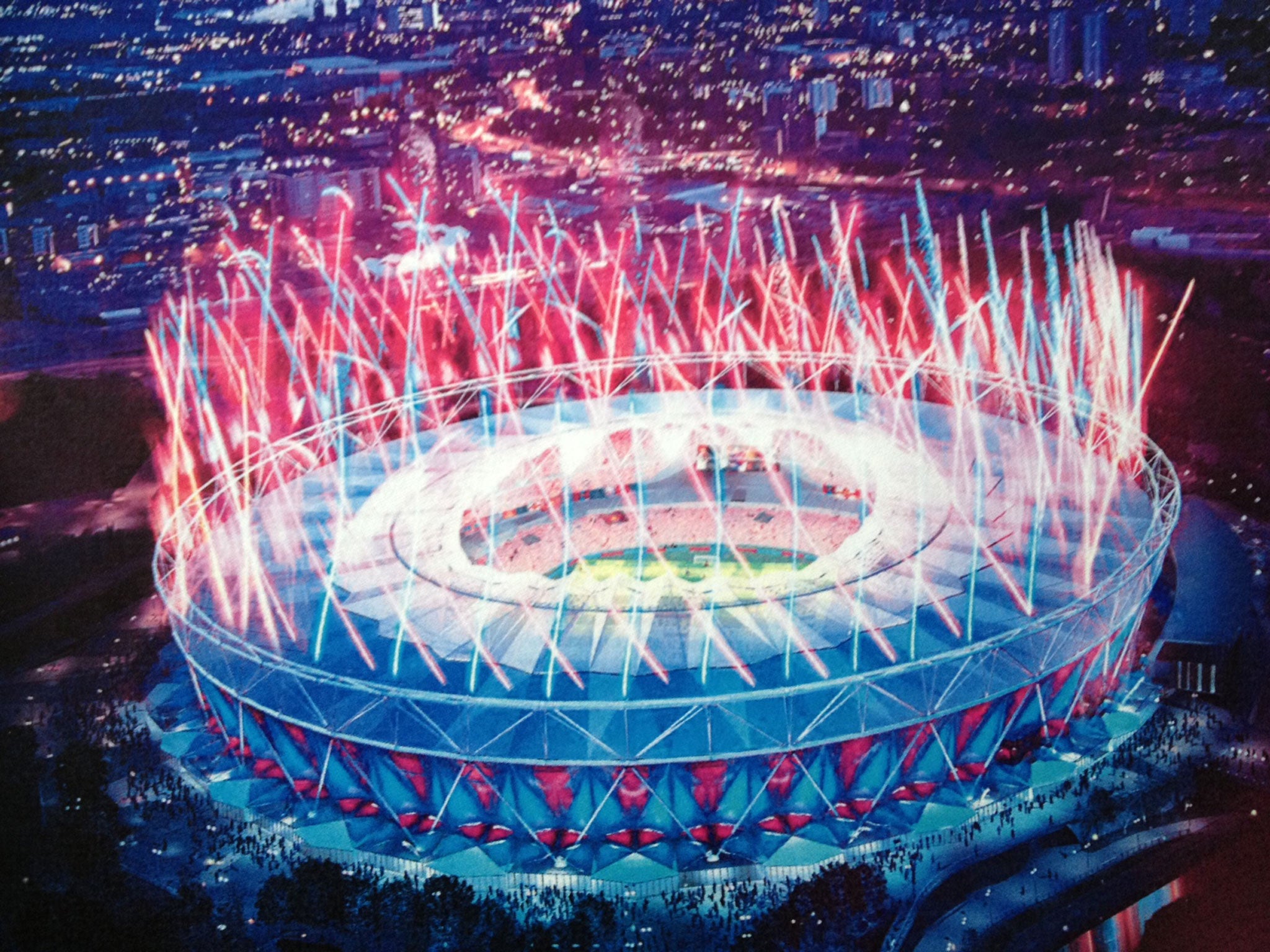 The proposed new stadium