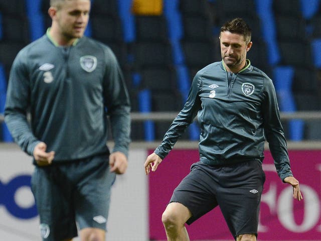 Ireland striker Robbie Keane