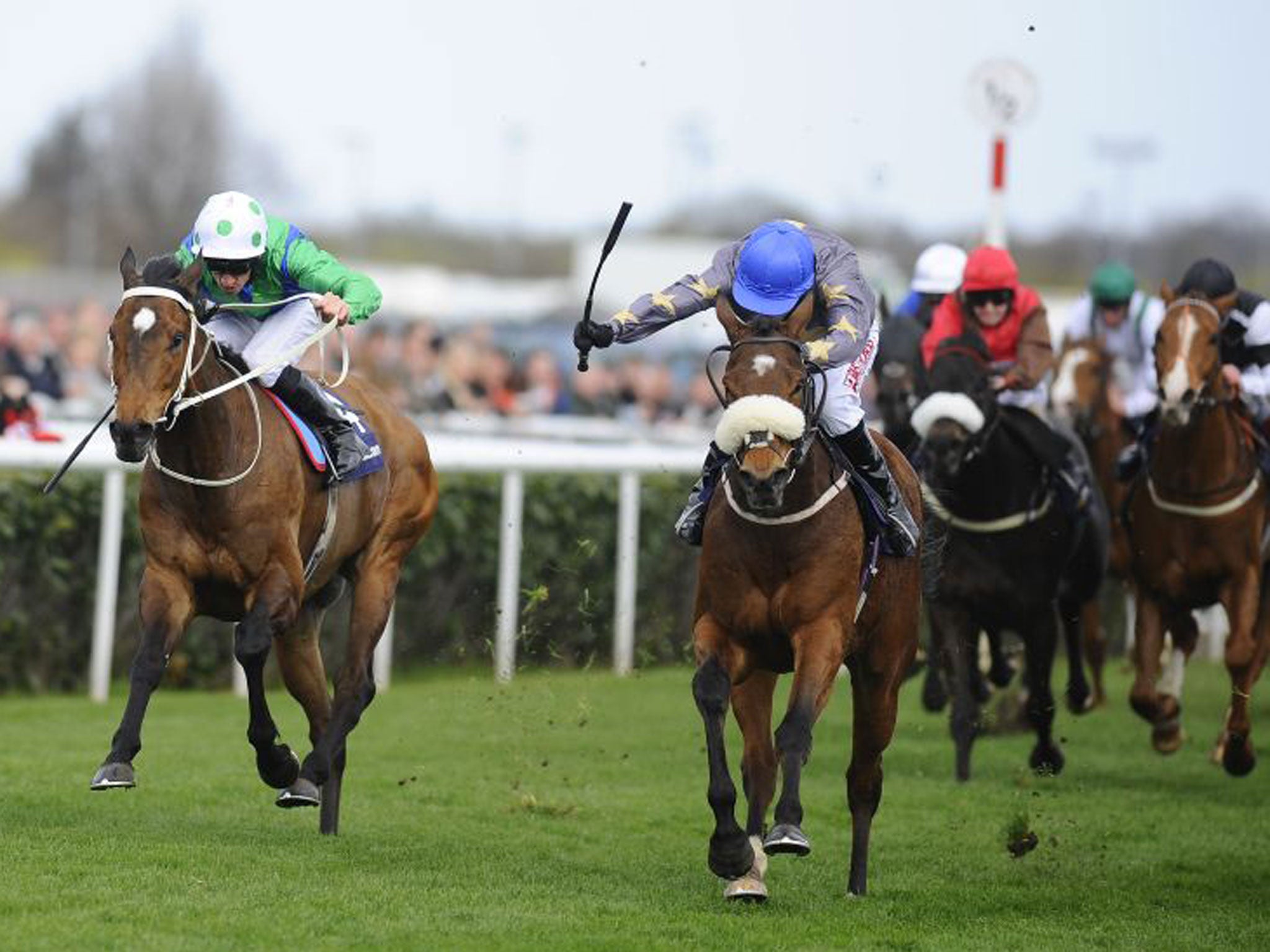Brae Hill (right) won the Lincoln last year, though in dry conditions – the Town Moor track actually had to be watered