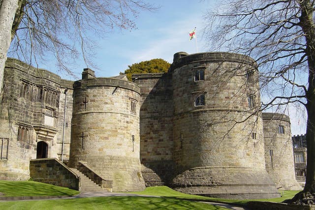 On the lookout: Skipton’s well-preserved medieval castle