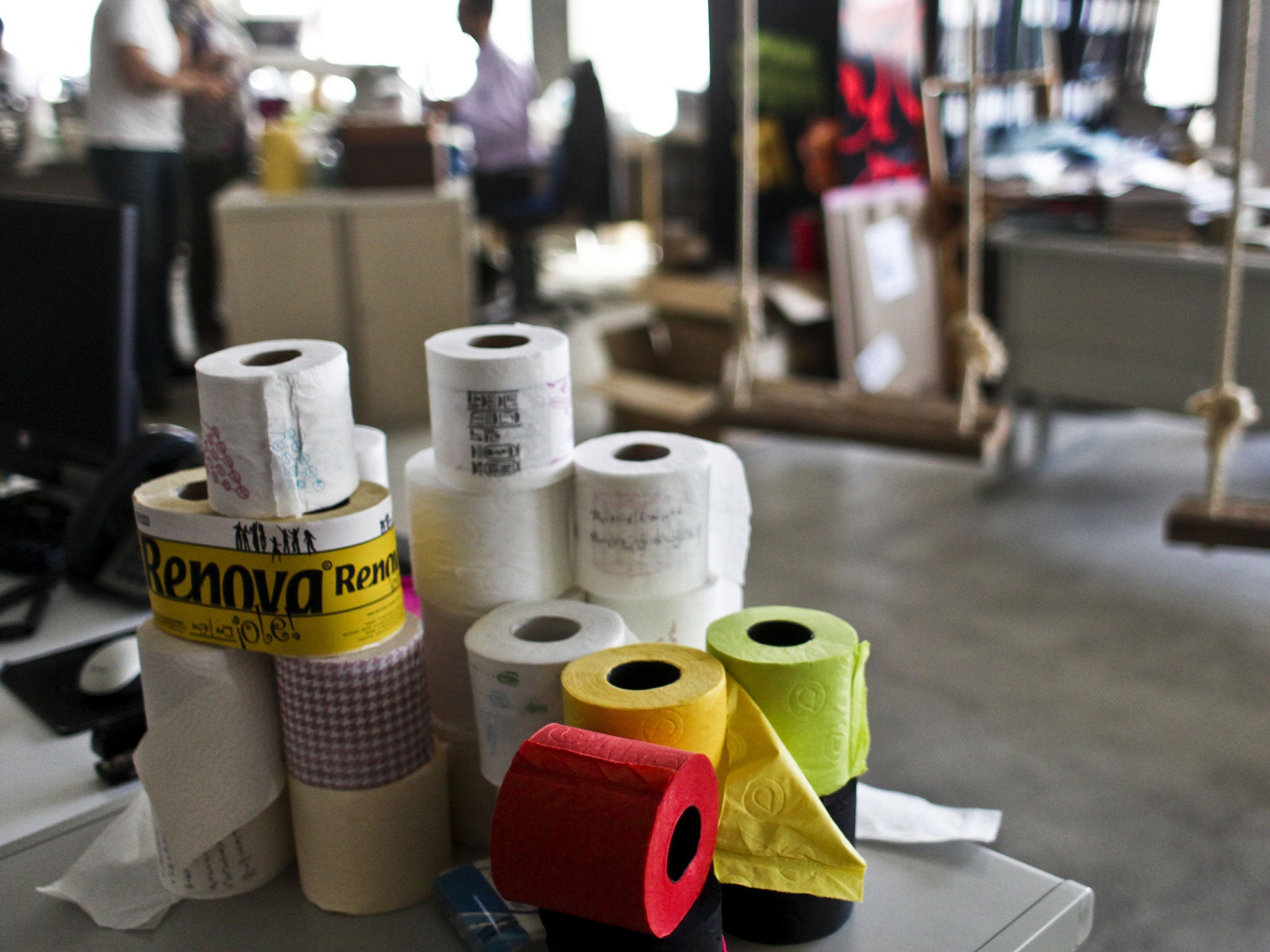 Sitting pretty: Portugal’s Renova has created what it claims is ‘Earth’s sexiest’ toilet paper
