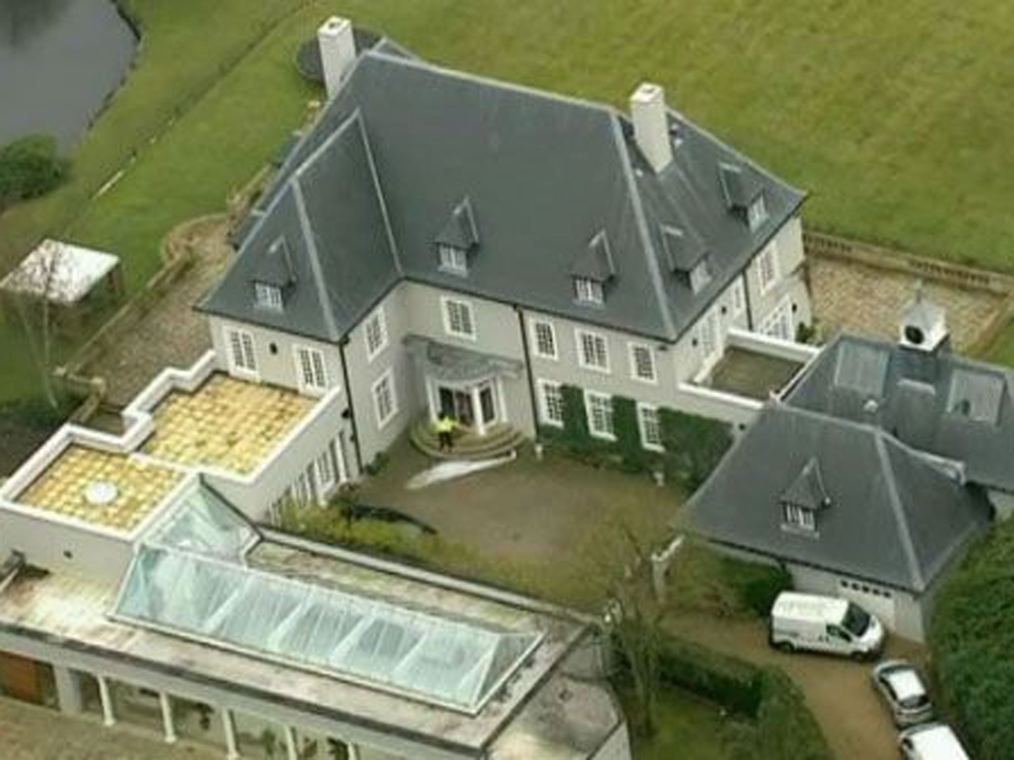 Berezovsky’s multi-million pound mansion, Titness Park, in Mill Lane, Ascot, Berkshire