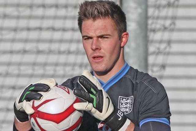 Jack Butland: Will line up for England Under-21s against Austria at
the Amex Stadium tonight