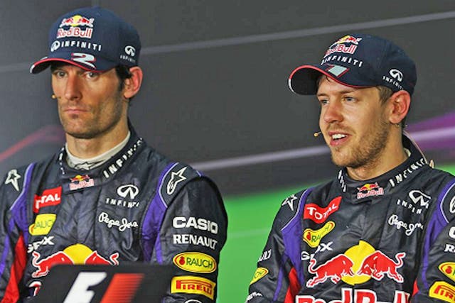 Webber fumes after Vettel steals win in controversial end to Malaysian GP