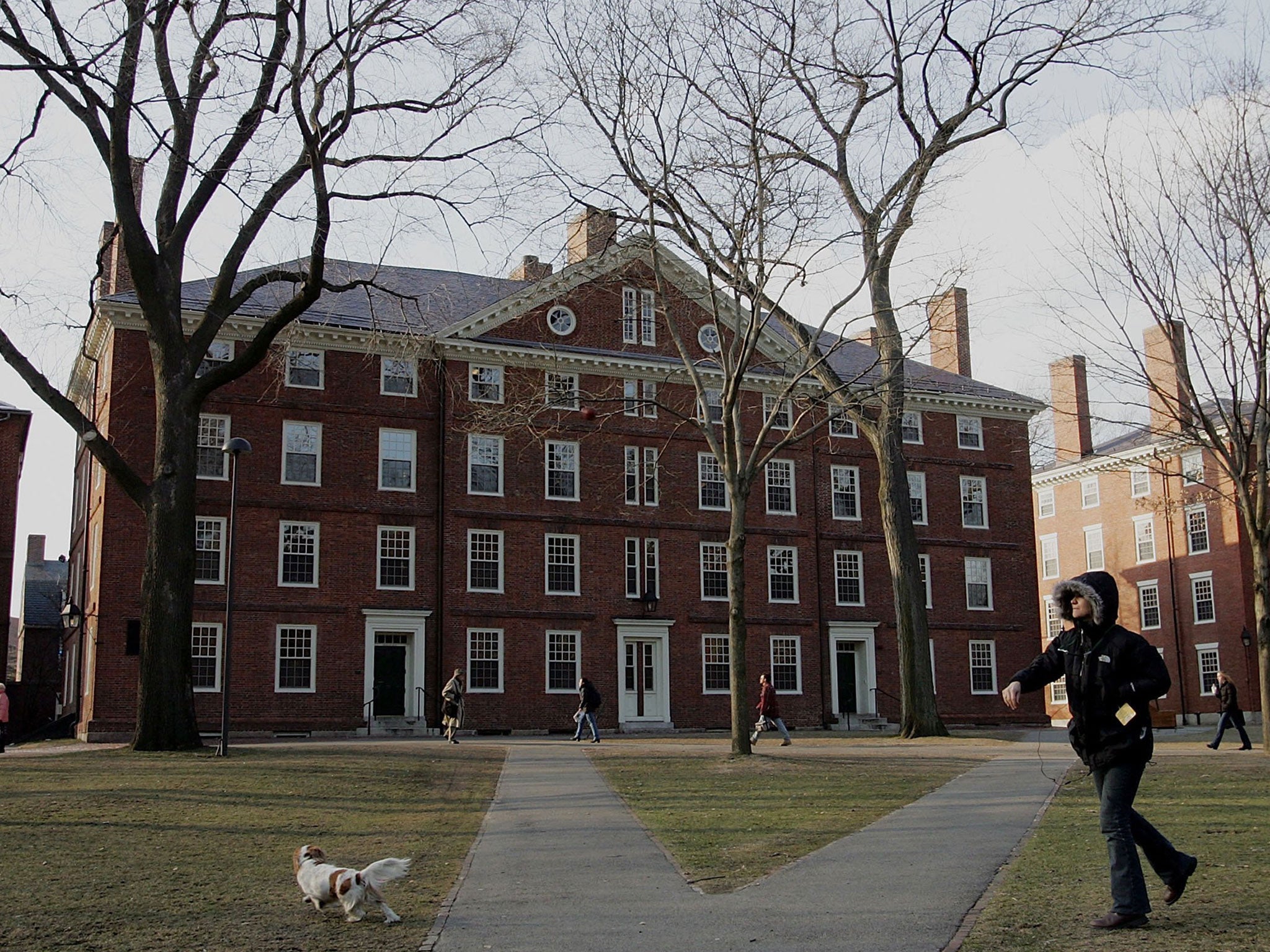 On campus at the world-renowned Harvard University