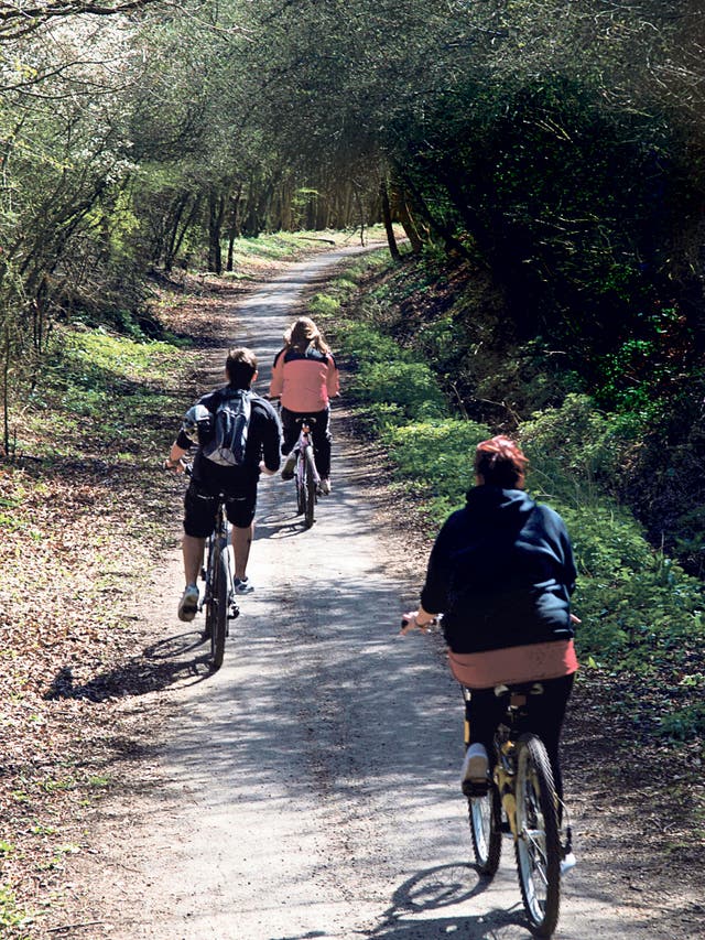 All change: cycling on a greenway