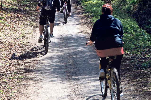 All change: cycling on a greenway