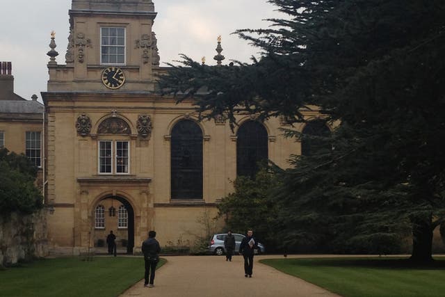 Trinity College Oxford, at the centre of the scandal