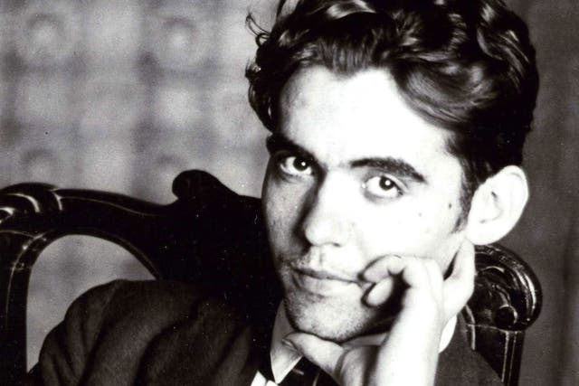 Spanish poet and playwright Federico García Lorca