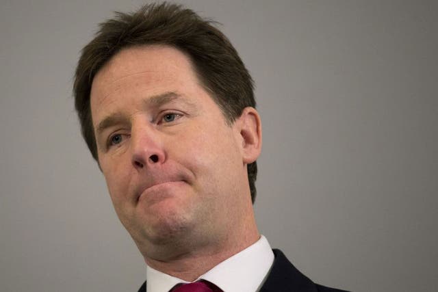 The deputy prime minister Nick Clegg criticised spending on the 'wrong thing' by Labour and Conservative councils