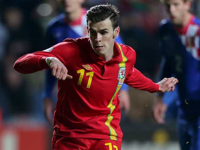Gareth Bale puts Wales in front from the penalty spot against Croatia