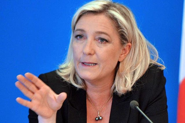 Marine Le Pen, leader of France's National Front