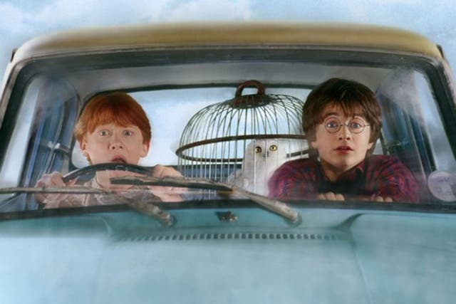 Harry Potter and Ron Weasley in Harry Potter and the Chamber of Secrets