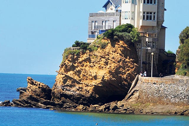 Lap it up: holidaymakers take to the water in Biarritz