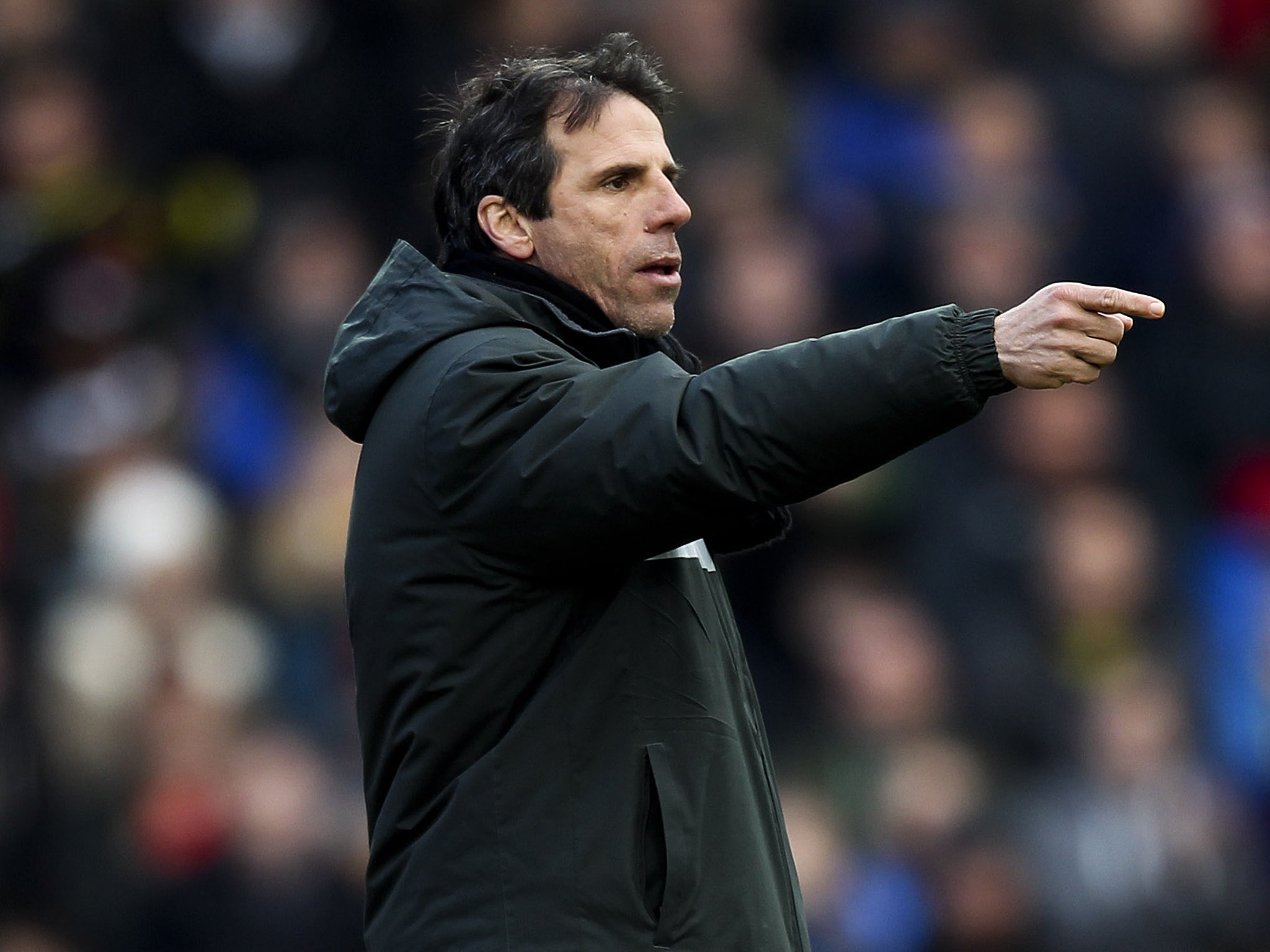 ‘I didn’t see it coming,’ admitted Gianfranco Zola of the equaliser