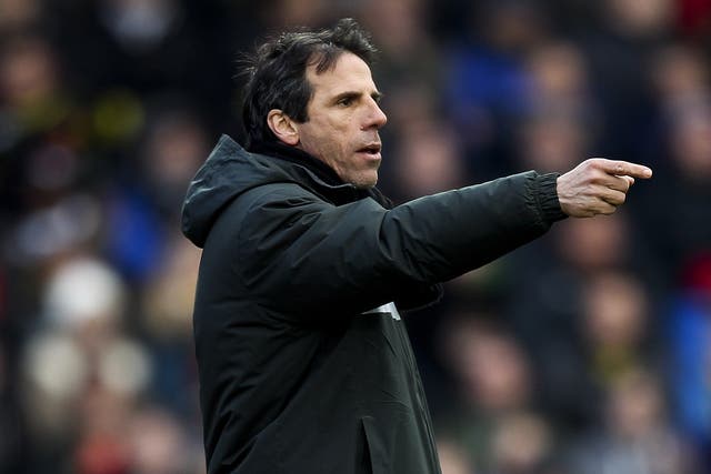 ‘I didn’t see it coming,’ admitted Gianfranco Zola of the equaliser