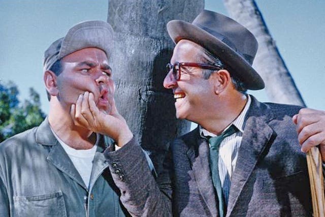 Jonathan Winters and Phil Silvers in the film ‘It’s A Mad, Mad, Mad, Mad World