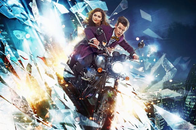 The Doctor (Matt Smith) with new assistant Clara (Jenna-Louise
Coleman)