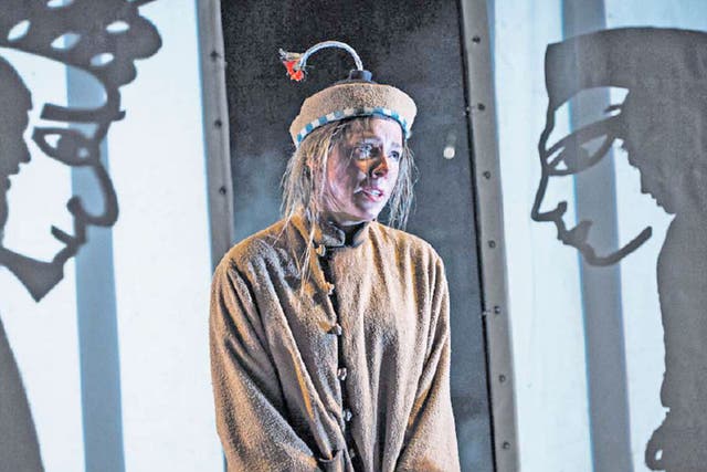 China girl: Mary Bevan (Lila) in Hull Truck’s The Firework Maker’s Daughter