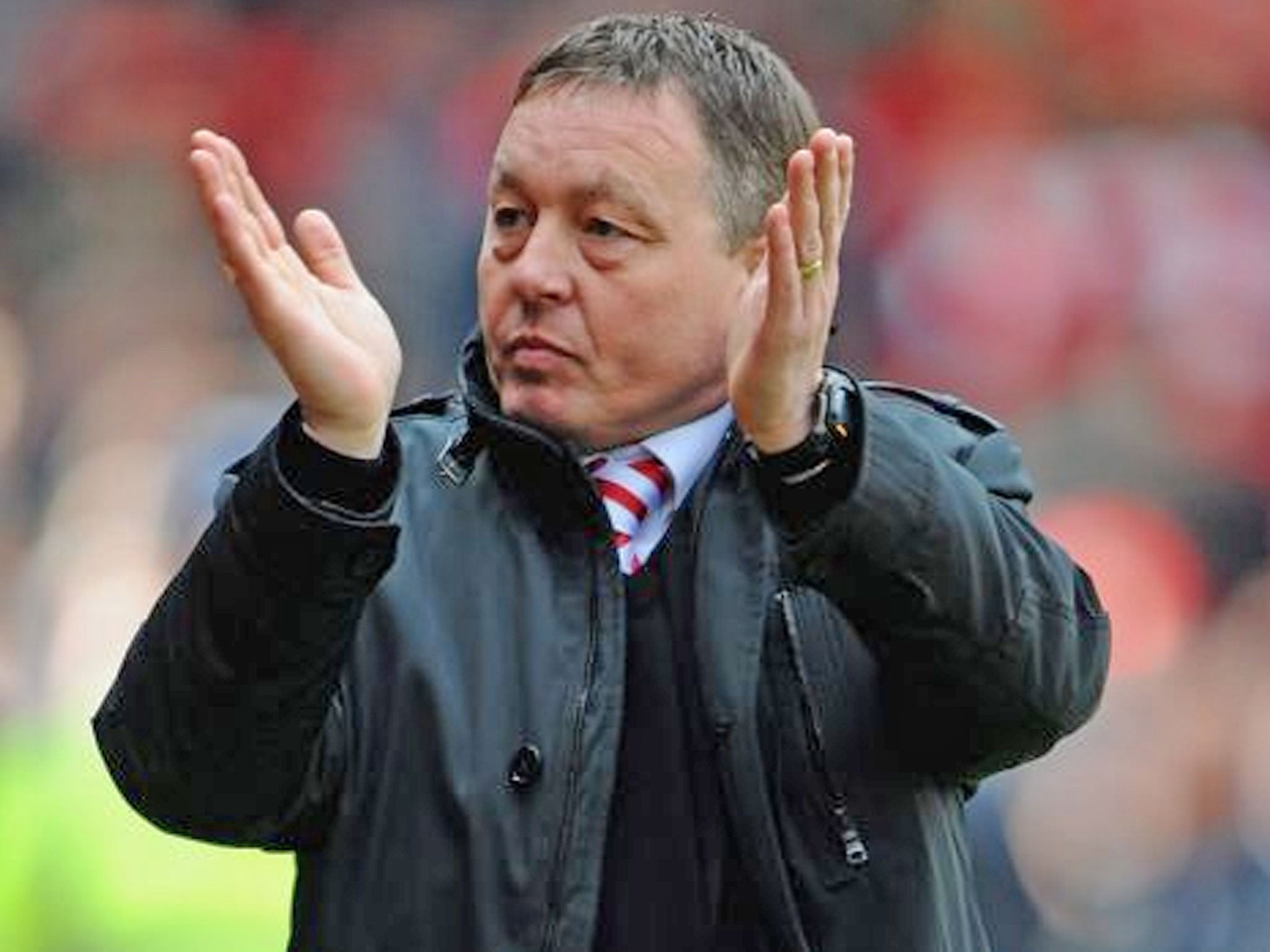 Out of luck: Forest’s manager Billy Davies said his side deserved to win