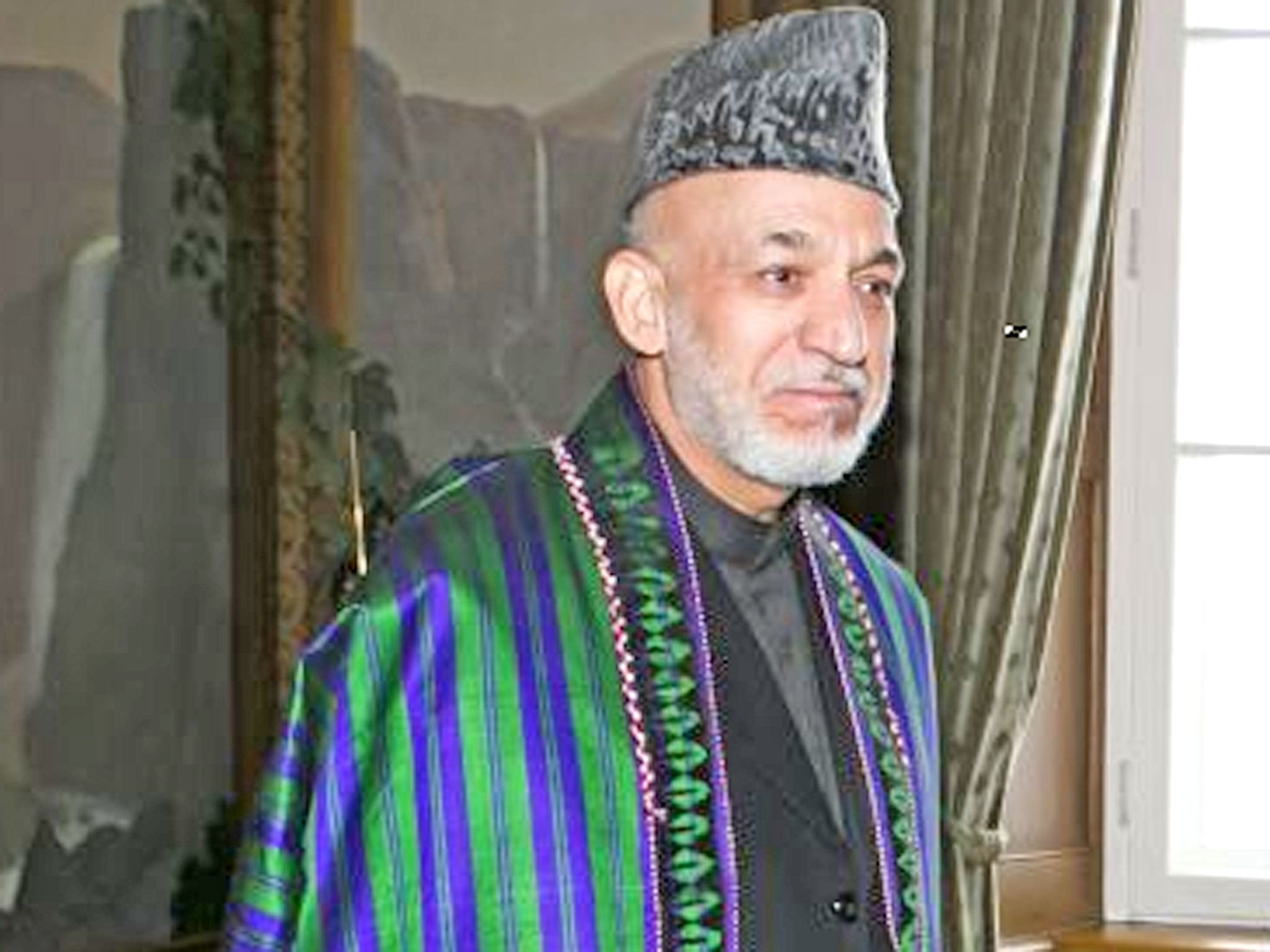 President Karzai is due to step down next year