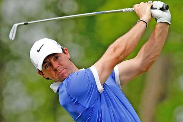 <p>Rory McIlory is slowly finding his old form</p>