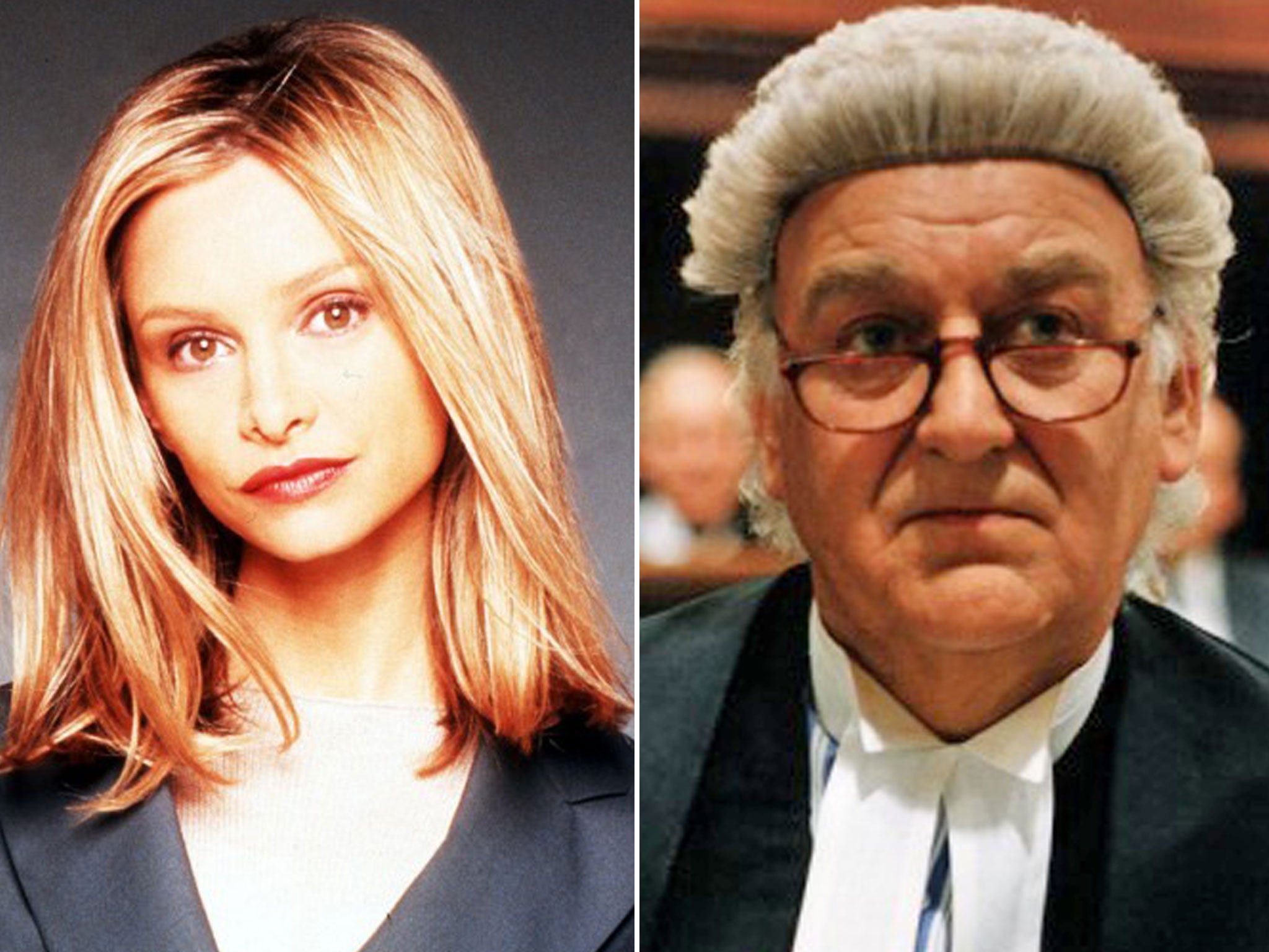 Ally McBeal, left, and Kavanagh QC