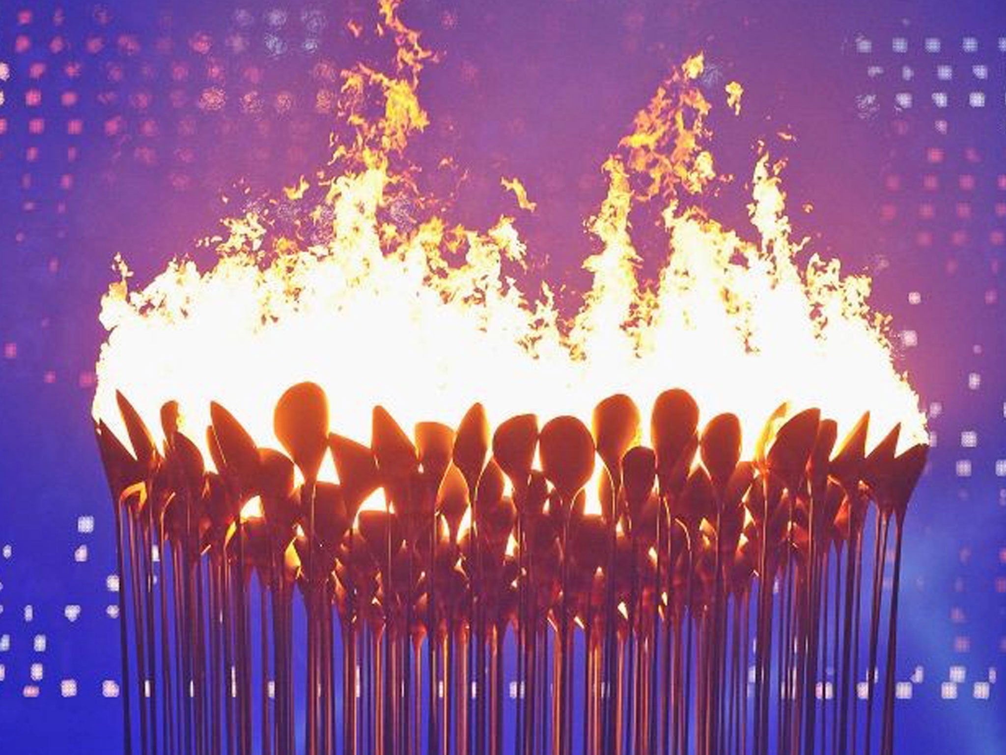 The London 2012 Olympic Cauldron