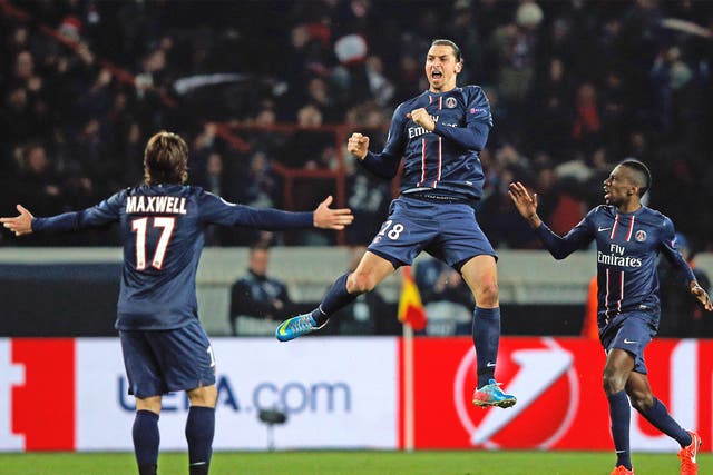Zlatan Ibrahimovic scored PSG's first