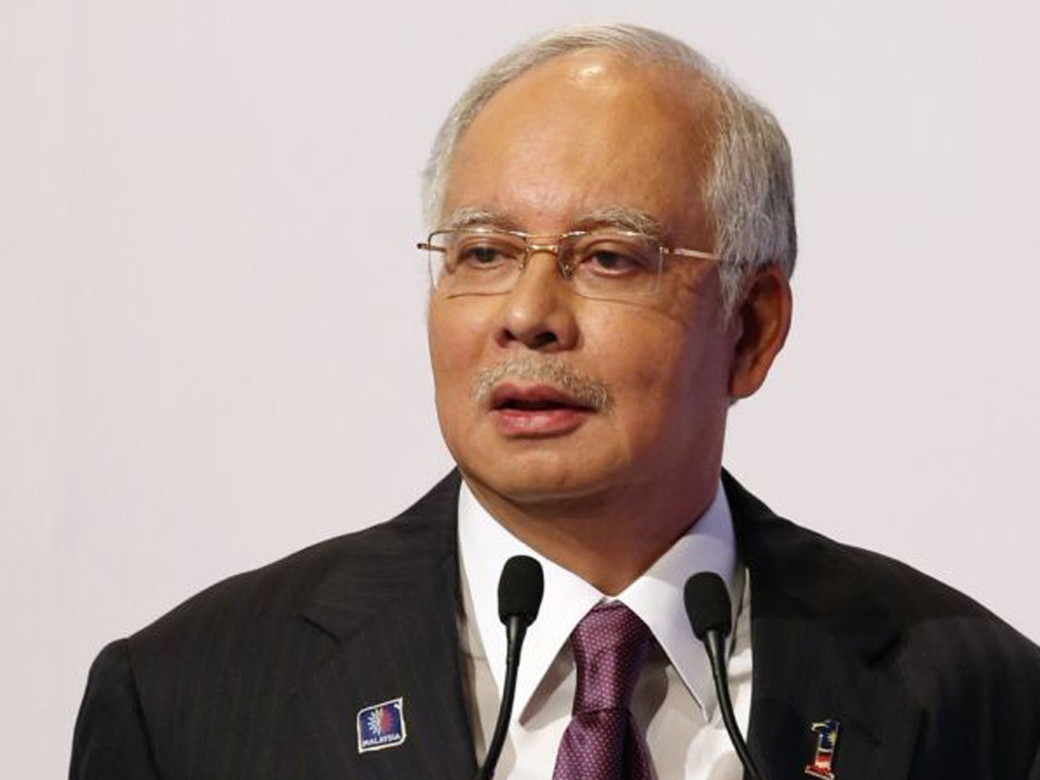 The polls will be fiercely contested between Prime Minister Najib Razak's (pictured here) long-ruling National Front coalition and opposition leader Anwar Ibrahim's three-party alliance