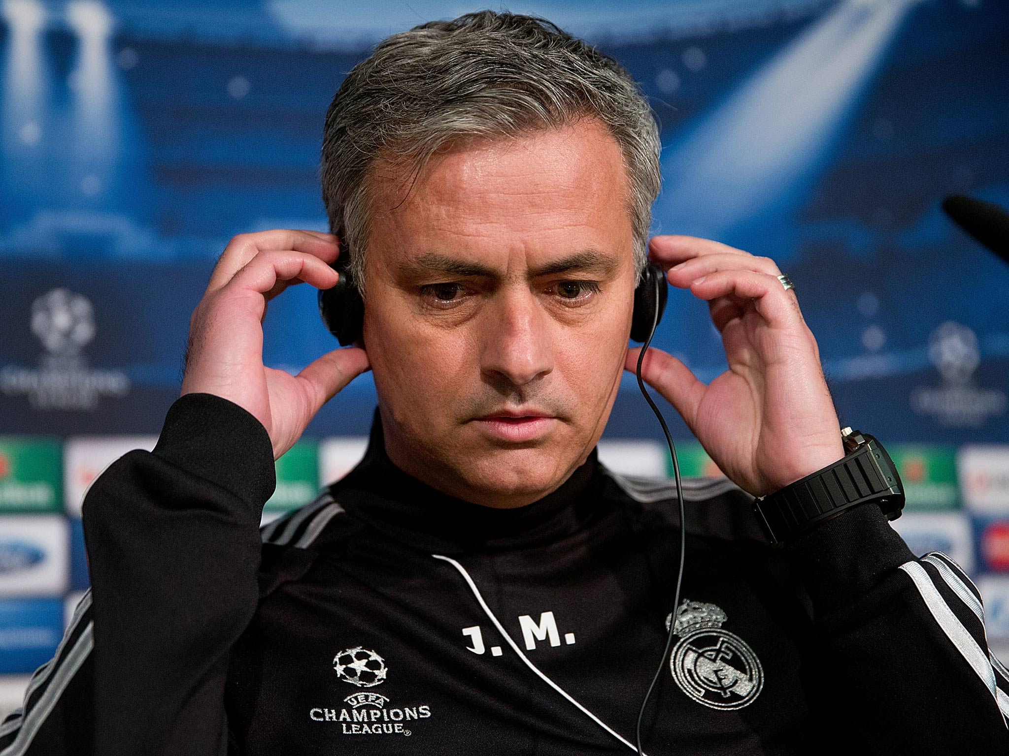 Real Madrid boss Jose Mourinho speaks to the media ahead of a Champions League tie with Galatasaray