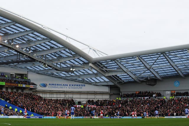A view of Brighton's Amex Stadium