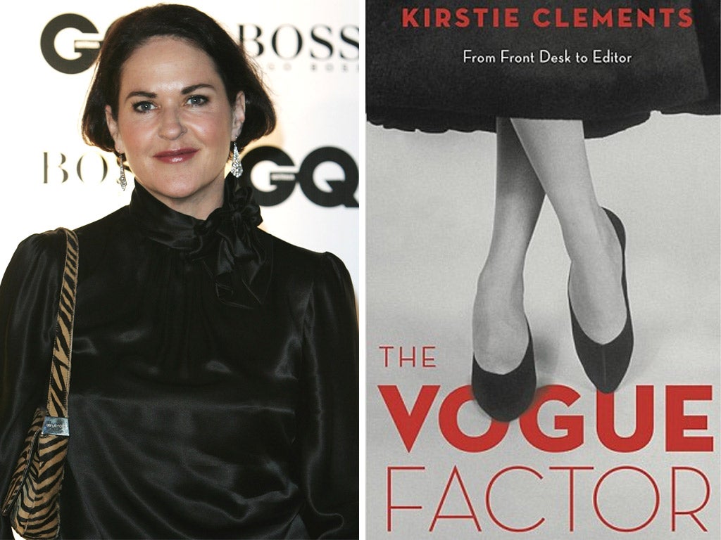 Ex-Vogue Australia editor Kirstie Clements and her book