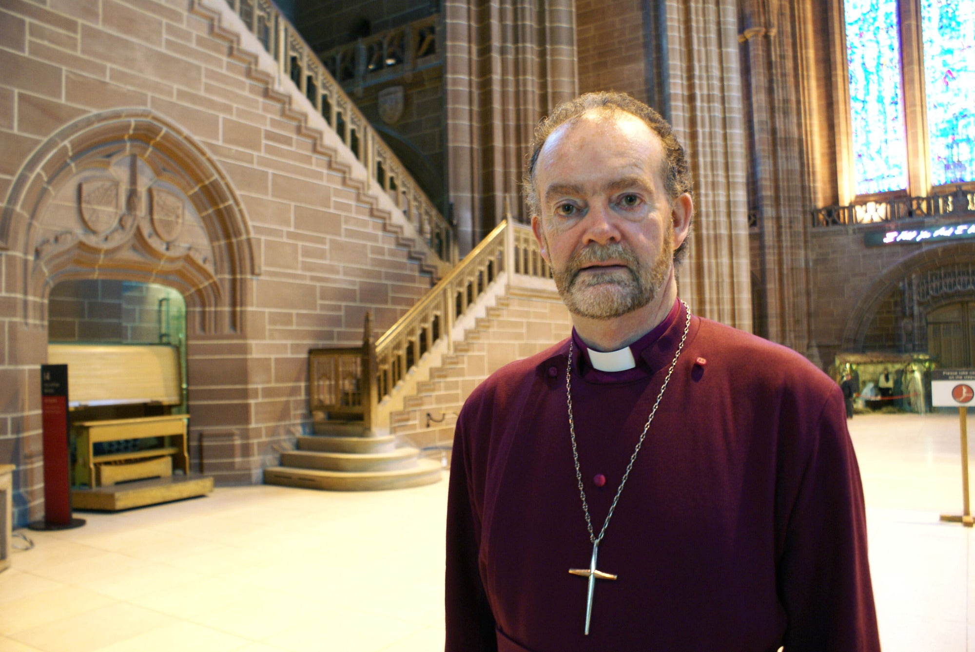 In Liverpool Cathedral: Bishop James Jones