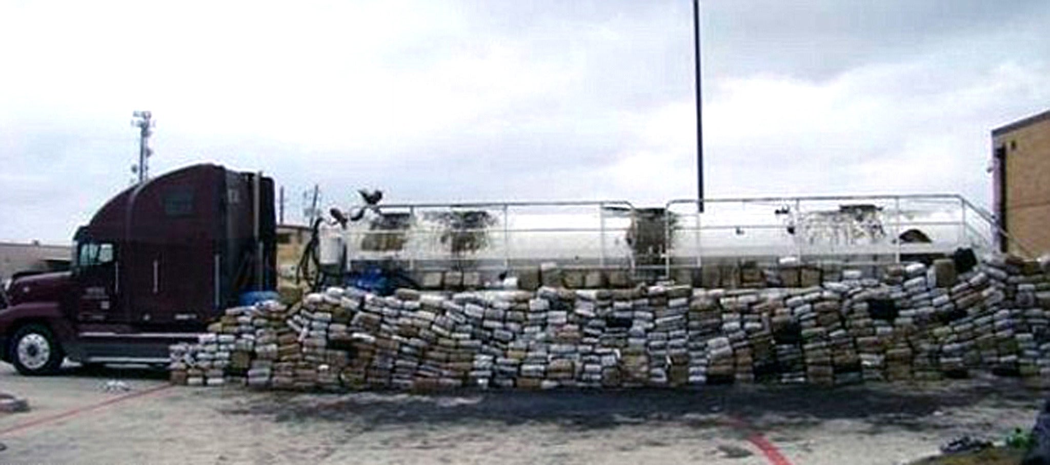 The marijuana, which has an estimated street value of $3.4 million, was discovered by a trooper in San Patricio County, Texas, on Tuesday.