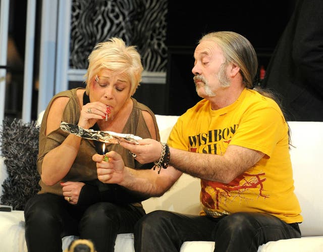 Denise Welch and Keith Allen in The Smack Family Robinson