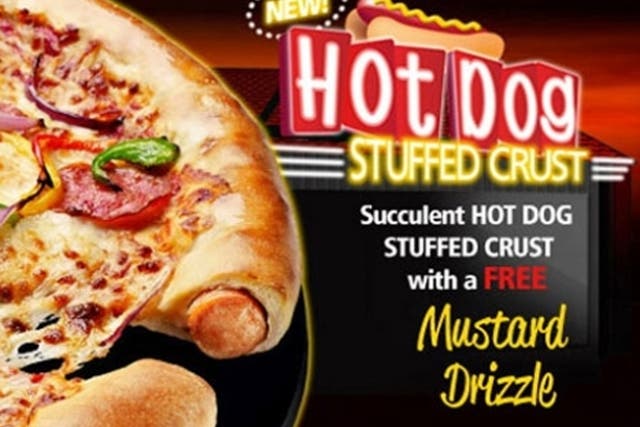 Punters have been devouring Domino's hot dog stuffed-crust pizza in huge numbers