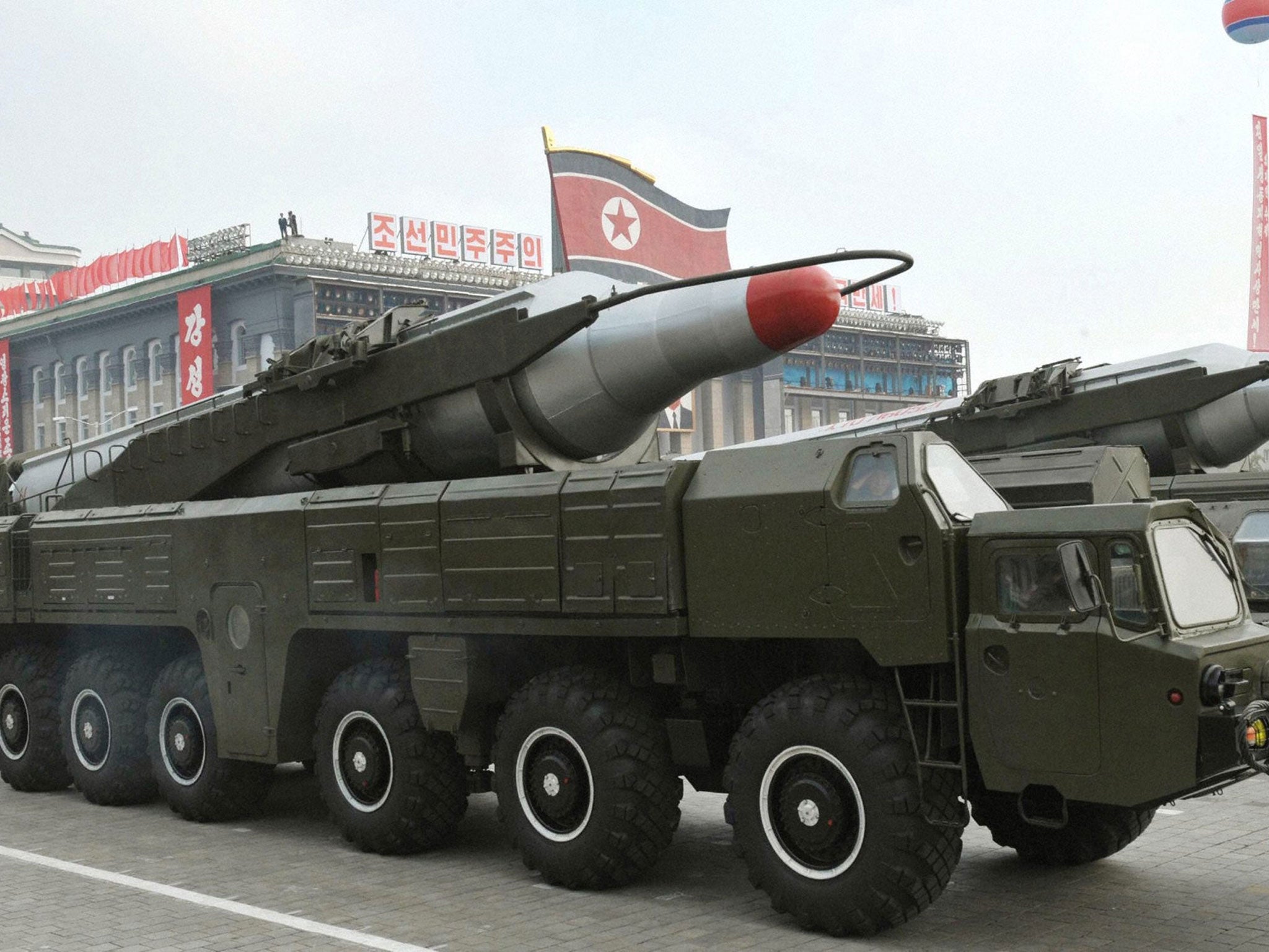 North Korea has long paraded its military might