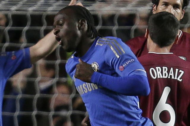 Victor Moses’s performance was capped with a goal