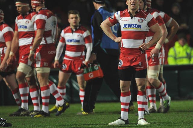 Mike Tindall ended up dejected despite scoring an early try