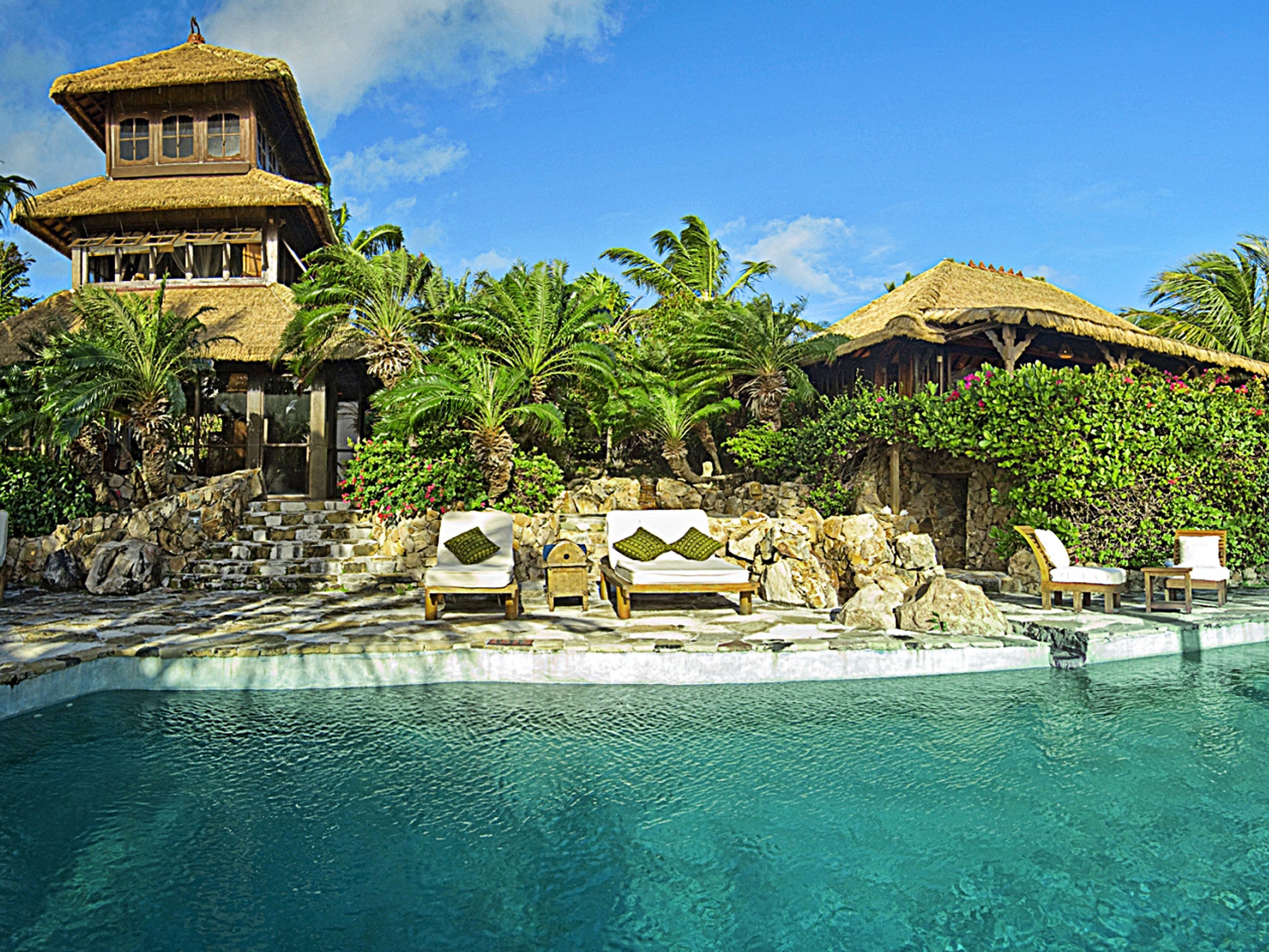 Splash out: Richard Branson's luxury Caribbean retreat, Necker Island