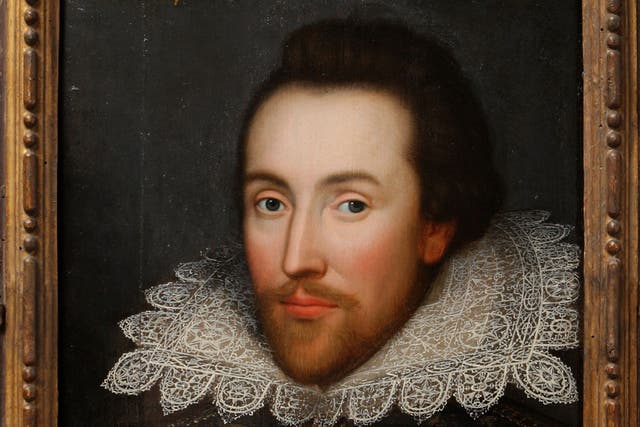A painting of William Shakespeare which is believed to be the only authentic image of Shakespeare made during his life