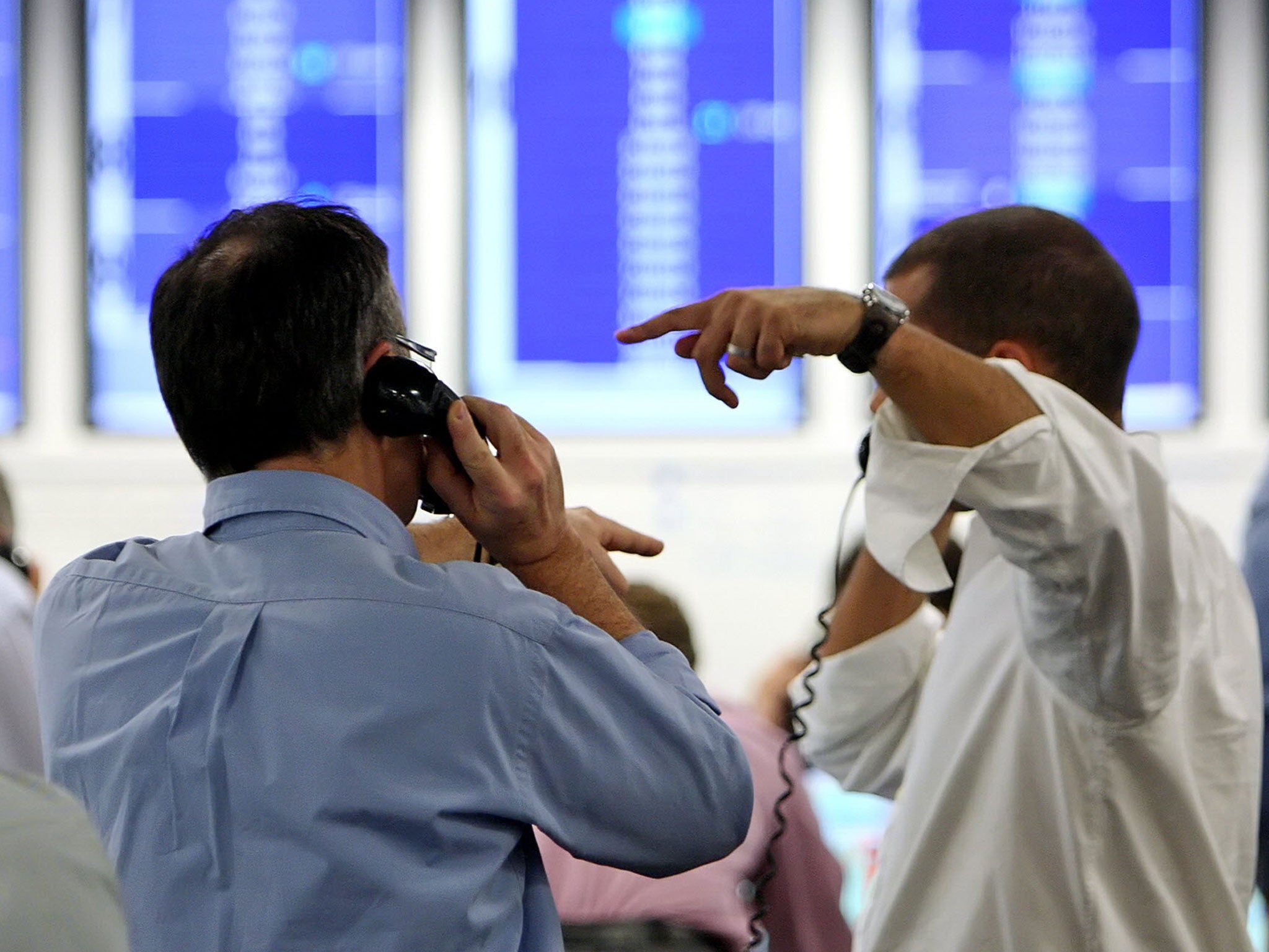 Fears over the health of the US economy and worries over a possible bird flu pandemic sent investors crashing down to earth today