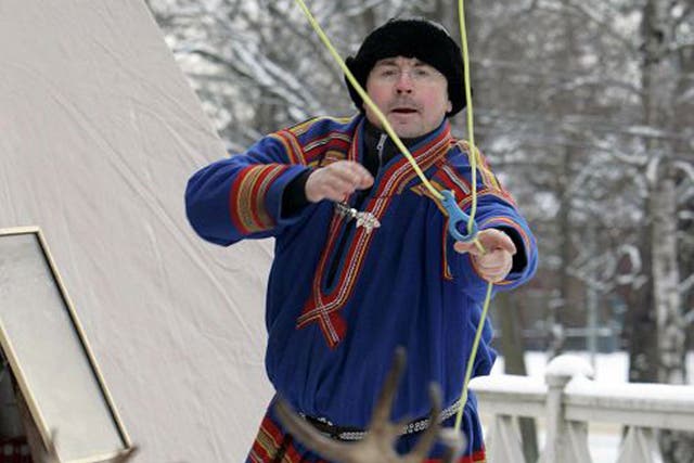 A Sami-speaking Finnish villager