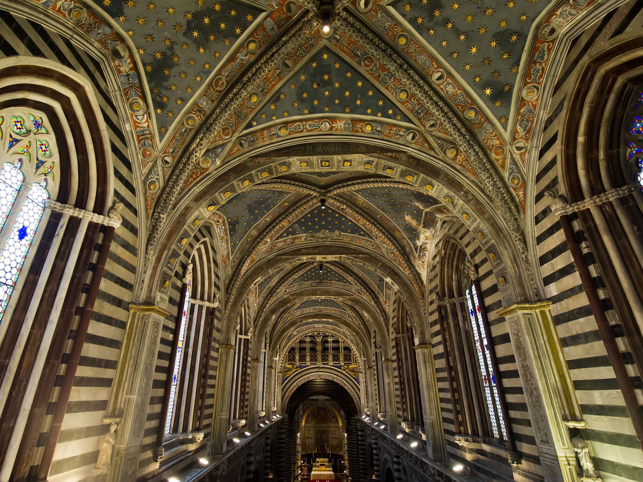 A view of the cathedral's interior