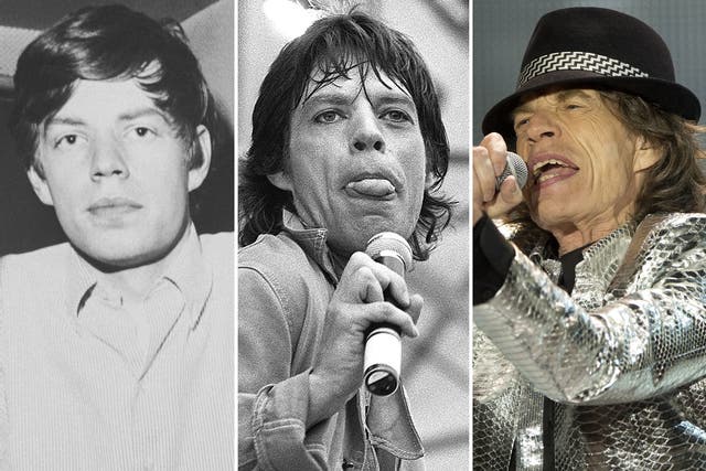 Then and now: Mick Jagger in the 60s, the 80s, and today